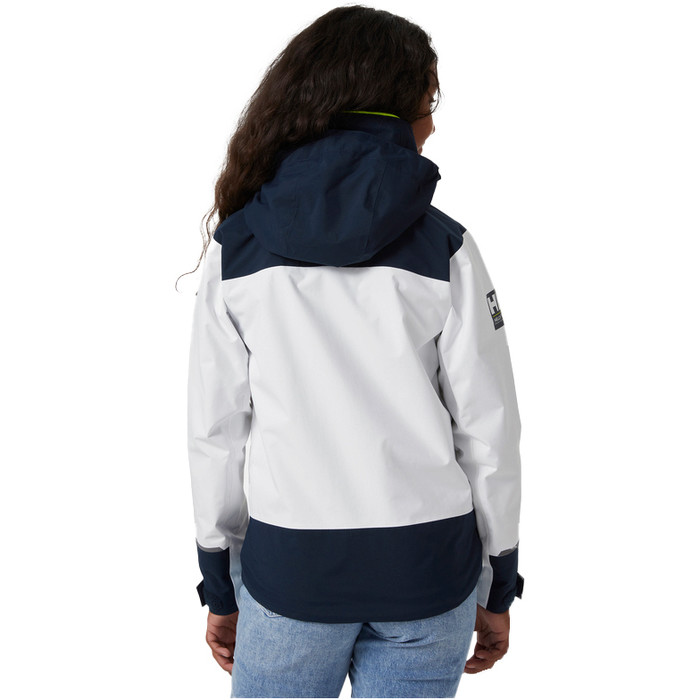 2024 Helly Hansen Junior Salt Port 2.0 Sailing Jacket 41694 - White